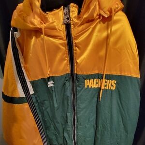 Green Bay Packers Starters Jacket - Green and Yellow